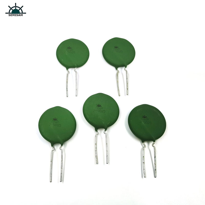 Originální výrobce Zelená křemíková přepětí Ochranná 2R5D25 5d5 5d5 5d7 10d5 10OHM rezistorová síla NTC termistor